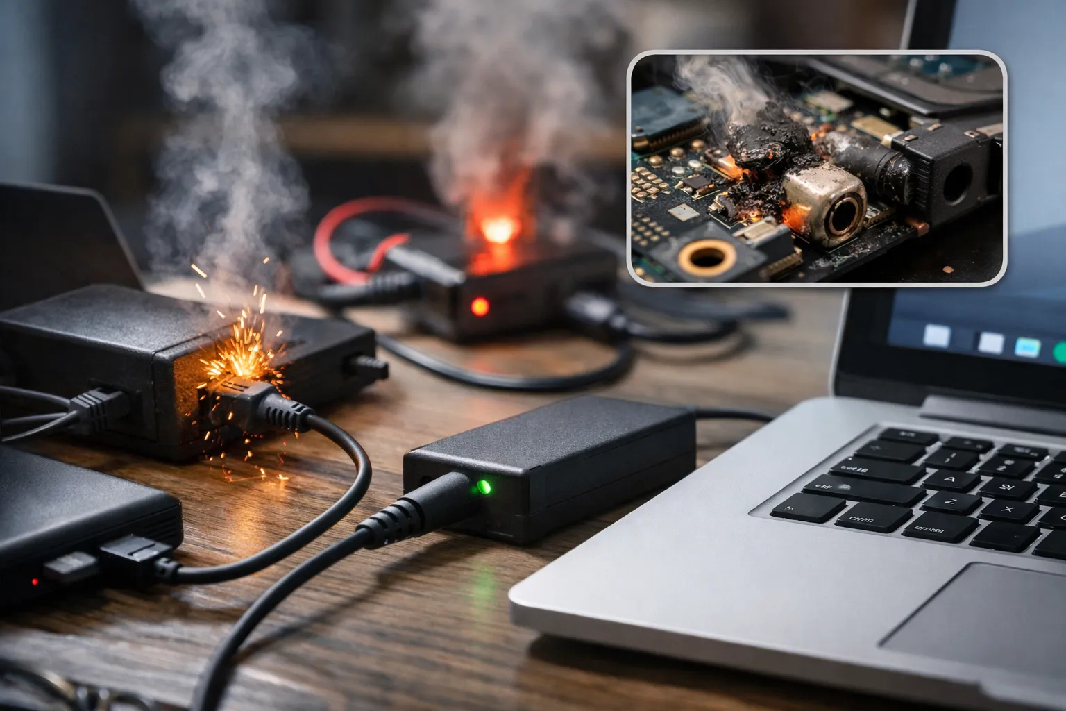 Computer and Laptop Testing Melbourne IT professional checking office power cords